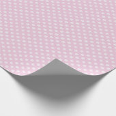 Pastel Pink Daisy Flower Pattern Gift Wrap Geschenkpapier (Ecke)