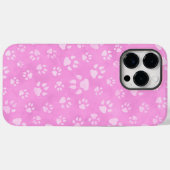 PASTEL PINK DOG PAWS Case-Mate iPhone HÜLLE (Rückseite (Horizontal))