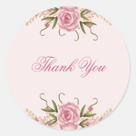 Pastel Pink Double Joint Twin Geburtstag Vielen Da Runder Aufkleber