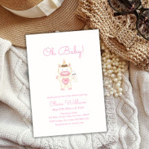 Pastel Pink Fairy Unicorn Flasche Girl Baby Dusche