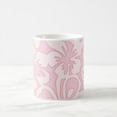 Pastel Pink Flower Art Kaffeetasse (Mittel)