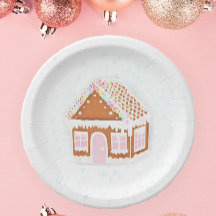 Pastel Pink Gingerbread Papiertafel