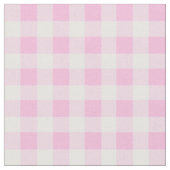 Pastel Pink Gingham Pattern Stoff (Nahaufnahme)