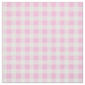 Pastel Pink Gingham Pattern Stoff (Muster)
