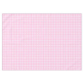 Pastel Pink Gingham Pattern Tischdecke (Vorderseite (Horizontal))
