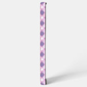 Pastel Pink Gingham Phone Case Samsung Galaxy Hülle (Linke Seite)