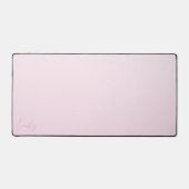 Pastel Pink Gradient Calligraphy Personalized Schreibtischunterlage (Vorderseite)