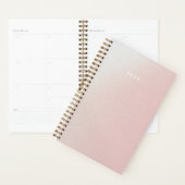 Pastel Pink Gradient Personalisiert 2025 Planer (Anzeige)