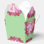 Pastel Pink Green Asian Medallion Floral Geschenkschachtel (Offen)