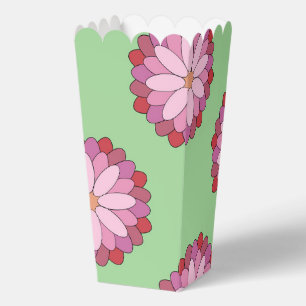 Pastel Pink Green Asian Medallion Floral Geschenkschachtel