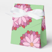 Pastel Pink Green Asian Medallion Floral Geschenkschachtel (Vorderseite)