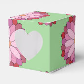 Pastel Pink Green Asian Medallion Floral Geschenkschachtel (Vorderseite)