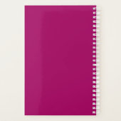 Pastel Pink & Green Floral Bouquet auf der Magenta Planer (Rückseite)