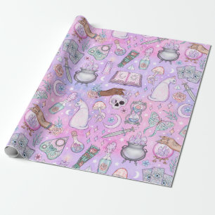 Pastel Pink Halloween Geschenkpapier