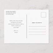 Pastel Pink & Imitate Glitzer Boho Rainbow Vielen Postkarte (Rückseite)