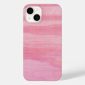 Pastel Pink Korallenwaldeffekt Mit Monogramm Case-Mate iPhone Hülle (Rückseite)