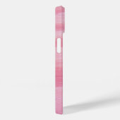 Pastel Pink Korallenwaldeffekt Mit Monogramm Case-Mate iPhone Hülle (Rückseite / Rechts)