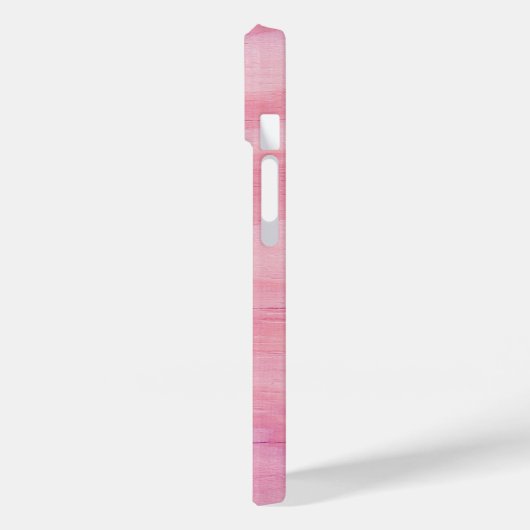 Pastel Pink Korallenwaldeffekt Mit Monogramm Case-Mate iPhone Hülle (Rückseite / Links)