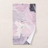PASTEL PINK MARBLE SWIRL BADEZIMMER TOWEL SET (Handtuch)