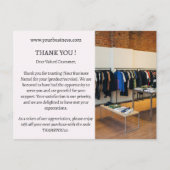 Pastel Pink Minimalistisches Budget Geschäft Danke Postkarte (Vorderseite)