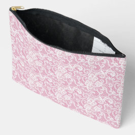 PASTEL PINK MIT INTRIZIERTER WEISSER FLÄCHE AUSSEH ZUBEHÖRTASCHE