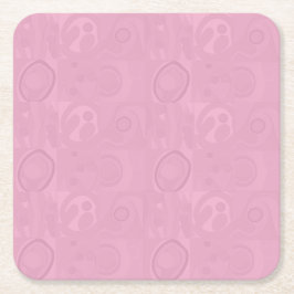 Pastel Pink Mother's Day Collection Rechteckiger Pappuntersetzer