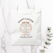 Pastel Pink Niedlich Twin Bunny Happy Oster Lecker Geschenktütchen