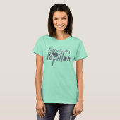 Pastel Pink Papillon TeeShirt T-Shirt (Vorne ganz)