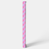 Pastel Pink Purple Gingham Check Phone Case Samsung Galaxy Hülle (Linke Seite)