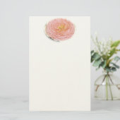 Pastel Pink Rose Briefpapier (Stehend Vorderseite)