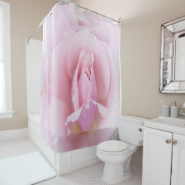 Pastel Pink Rose Duschvorhang