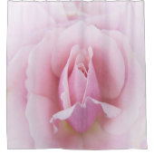 Pastel Pink Rose Duschvorhang (Vorderseite)