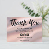 Pastel Pink Silk Danke, Media Insert (Stehend Vorderseite)