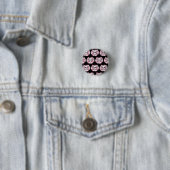 Pastel Pink Skull and Crossbones Button (Beispiel)