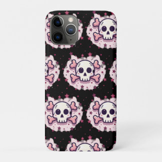 Pastel Pink Skull and Crossbones Case-Mate iPhone Hülle