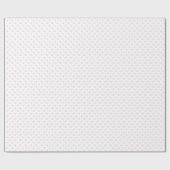 Pastel Pink Small Polka Dot Geschenkpapier (Flach)
