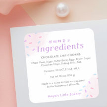 Pastel Pink Sprinkle Bakery Ingredient Product