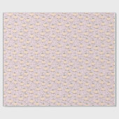 Pastel Pink Sweet Little Pumpkin Baby Geschenkpapier (Flach)