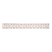 PASTEL PINK & TAN PATTERN SATINBAND (Vorderseite)