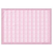 Pastel Pink Tartan Tabletecloth für gemütliche Ans Tischdecke (Vorderseite (Horizontal))