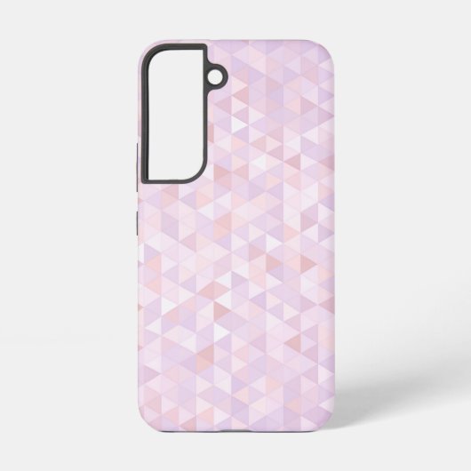 Pastel Pink Triangle Pattern Samsung Galaxy Hülle (Rückseite)