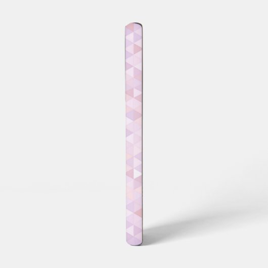 Pastel Pink Triangle Pattern Samsung Galaxy Hülle (Linke Seite)