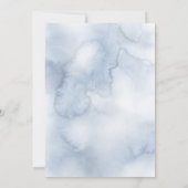 Pastel Pink und Blue Beach Baby Dusche Einladung (Rückseite)