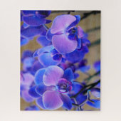 Pastel Pink und Blue Orchids Jigsaw Puzzle (Vertikal)