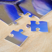 Pastel Pink und Blue Orchids Jigsaw Puzzle (Seite)