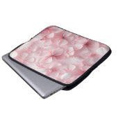 PASTEL PINK VALENTINE HEARS & BLUME PETALS LAPTOPSCHUTZHÜLLE (Vorne Knopf)