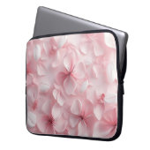 PASTEL PINK VALENTINE HEARS & BLUME PETALS LAPTOPSCHUTZHÜLLE (Vorderseite Links)