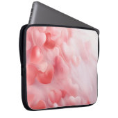 PASTEL PINK VALENTINE HEARS & BLUME PETALS LAPTOPSCHUTZHÜLLE (Vorne Rechts)