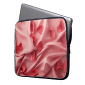 PASTEL PINK VALENTINE HEARS & BLUME PETALS LAPTOPSCHUTZHÜLLE (Vorderseite Links)