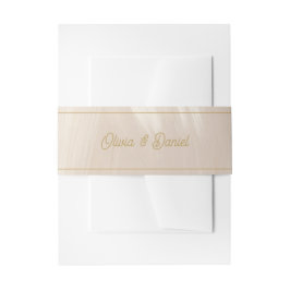 Pastel Pink Wedding Einladungsbanderole